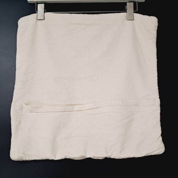 Redearth Macrame 18" X 18" Throw Pillow Cover Accent‎ Pillow - Picture 2 of 6